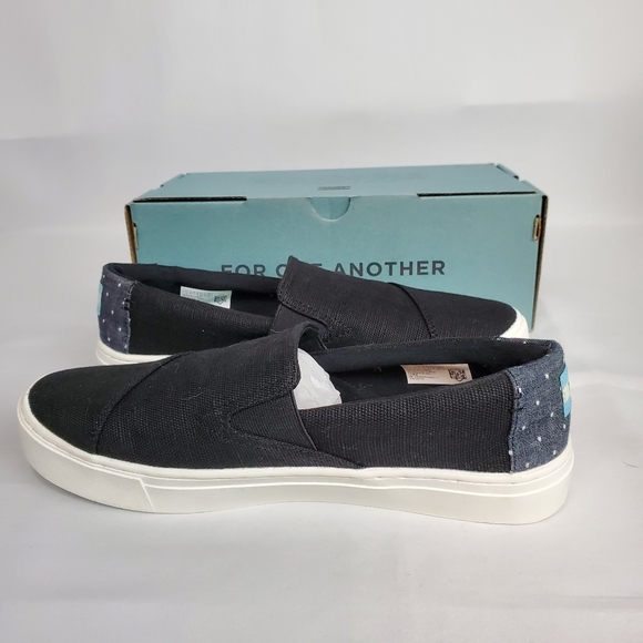 NWT Toms Women's Luca Size 9 Black Slip-on shoe - Picture 6 of 16